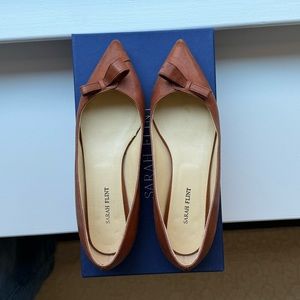 Sarah Flint Natalie Flat in Saddle Size 37